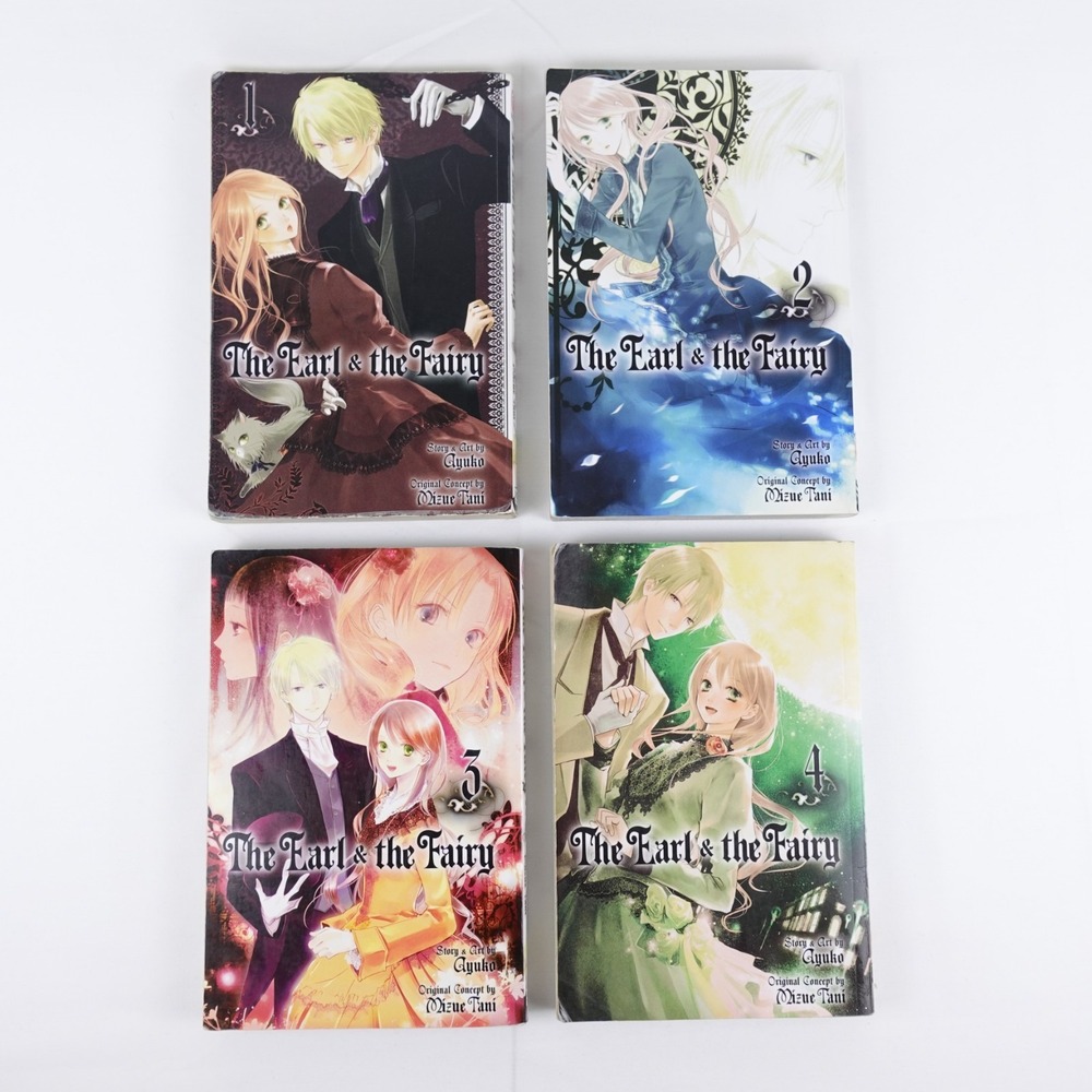 The Earl and the Fairy Manga Lot Volumes 1–4 Complete Set English Paperback